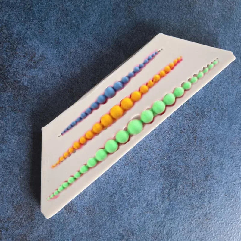 Новое жемчужное ожерелье форма для торта с мастикой шоколада украшение