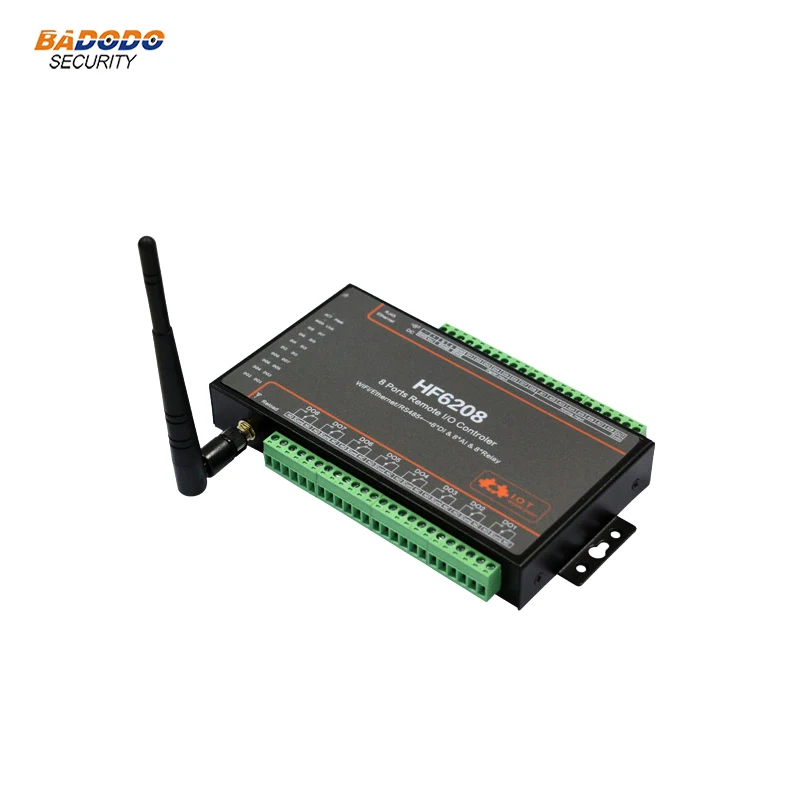 8-канальный пульт дистанционного управления ввода/вывода HF6208 RS485 Ethernet Wi-Fi на 8