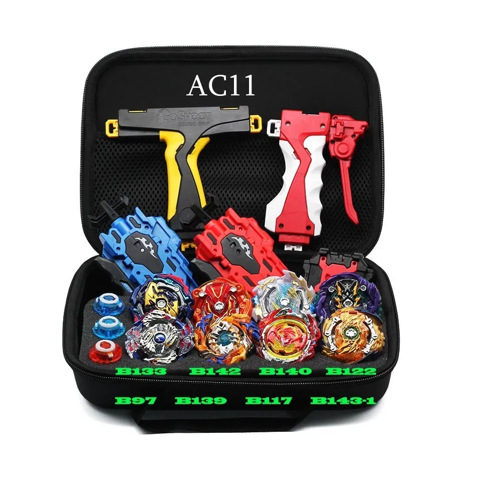 Набор топов пусковые установки Beyblade игрушки Toupie Металл God Burst волчок Bey Blade Blades Bay