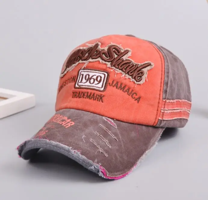 Новая взрослая Повседневная шляпа для отца мужские вымытые джинсовые Хлопковые