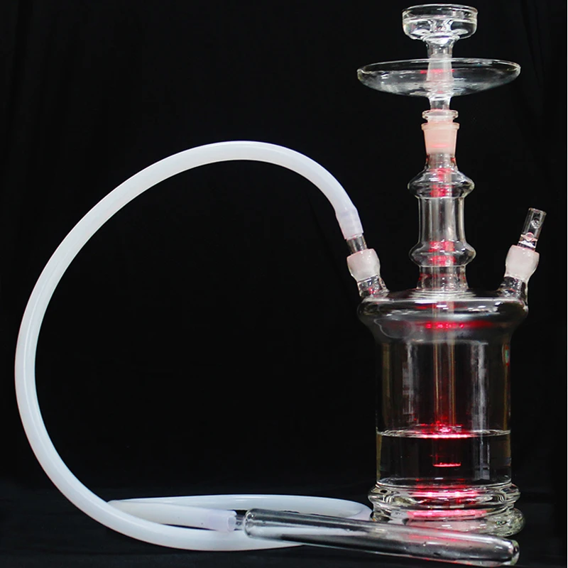 Hookah Hose Set Shisha Adapter Chicha Nargile Glass NarguileLed Art BossZaharh Big Mouth Piece Tuyau Silicone |