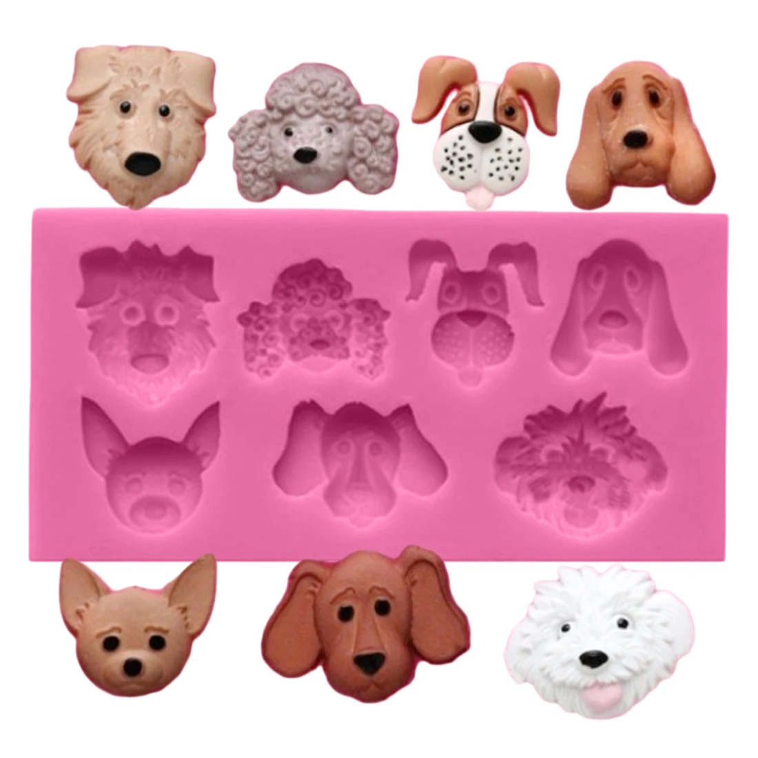DIY силиконовые формы печенья для украшения торта собаки животное десерт