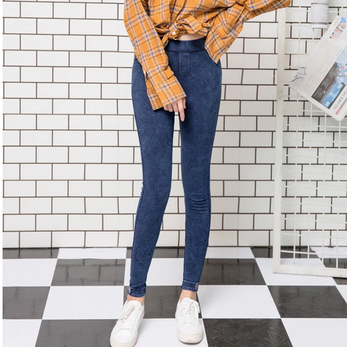 Женские повседневные обтягивающие джинсы Modecrush узкие брюки карандаш больших