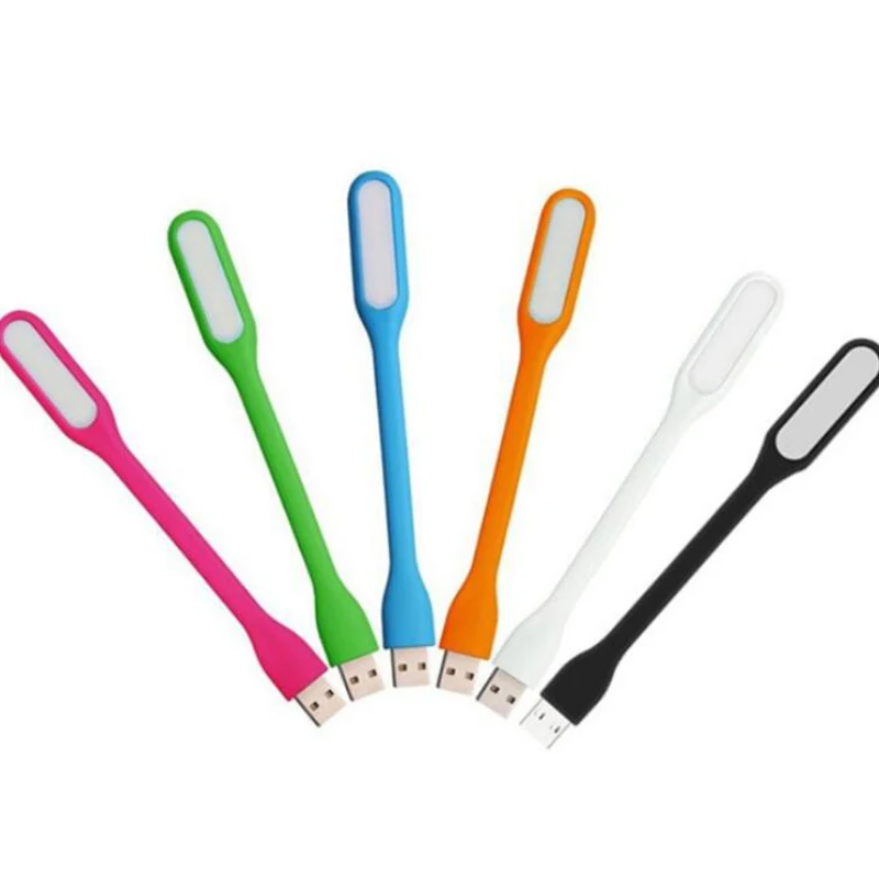 Регулируемый гибкий светодиодный мини светильник USB для ноутбука ночник кемпинг