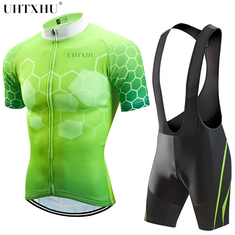 Uhtxhu 2019 одежда для велоспорта мужские летние велосипедные Джерси дышащий