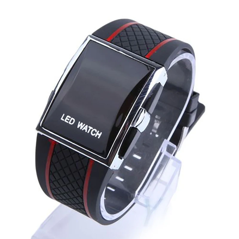 Мужские часы светодиодные модные повседневные спортивные наручные с