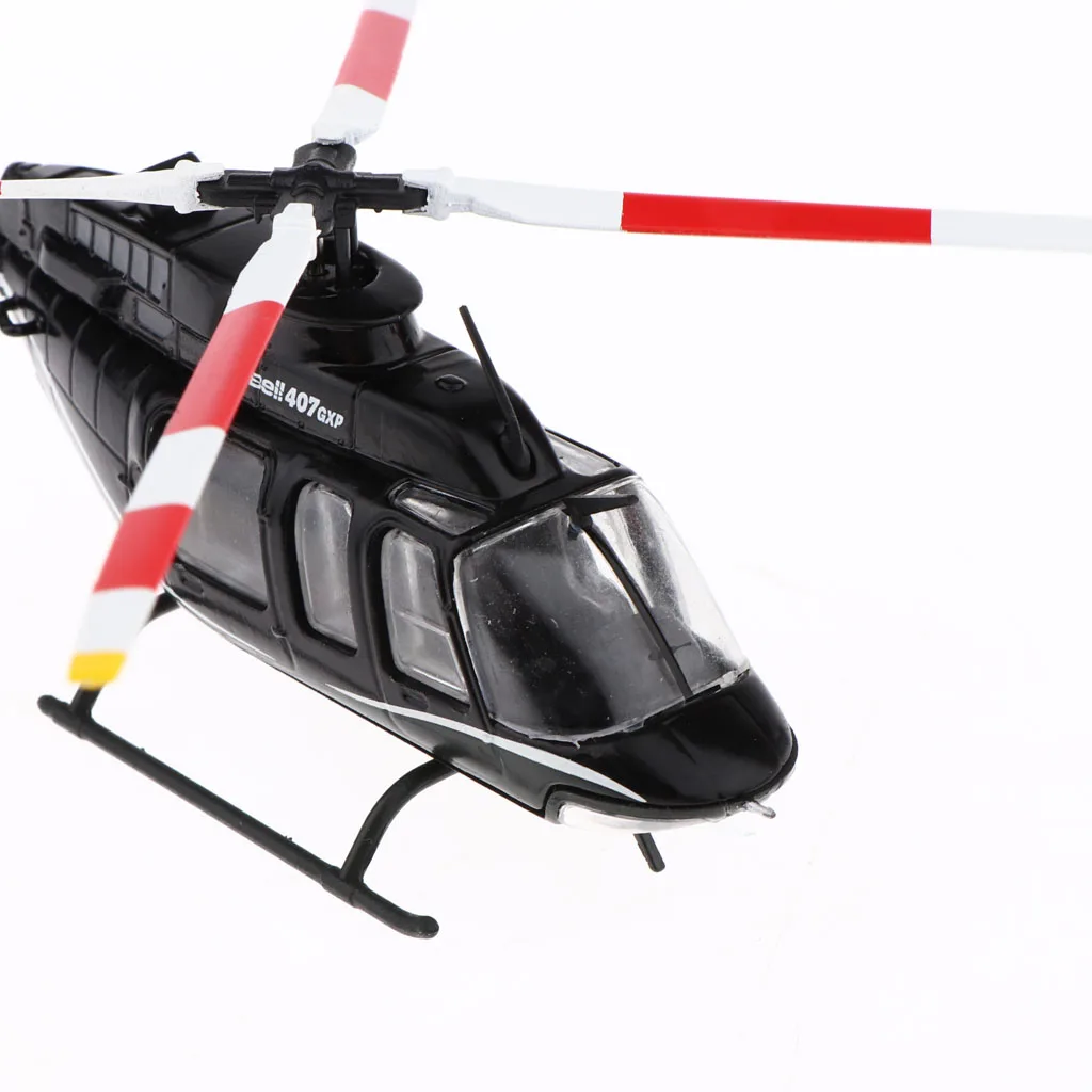 1/72 Scale Metal Alloy Diecast Helicopter Model Airforce Aircraft Plane Model Kids Toys Birthday Gifts Desktop Decor(Black