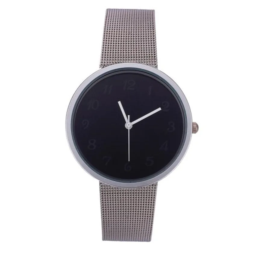 2018 Новый Для мужчин часы из нержавеющей стали водонепроницаемый Повседневное