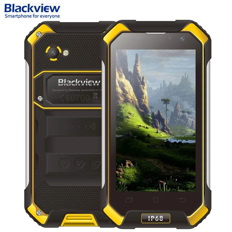 Blackview BV6000 Android 6.0 32 ГБ/3 ГБ IP68 Водонепроницаемый 4.7 дюймов MT6755 Octa core 2.0 ГГц BV6000S 16 ГБ/2