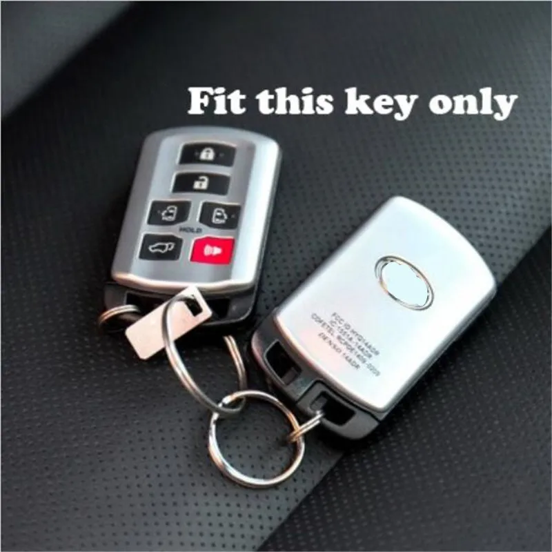 Smart Key защиты чехол резина для Toyota 6 КНОПКА брелок дистанционного держатель Sienna микроавтобус