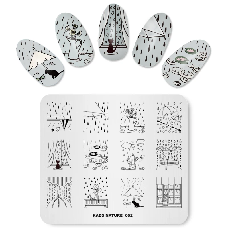 1 шт. трафареты для стемпинга ногтей 7 см х 8 см|stamping template|nail stamping templatenail |
