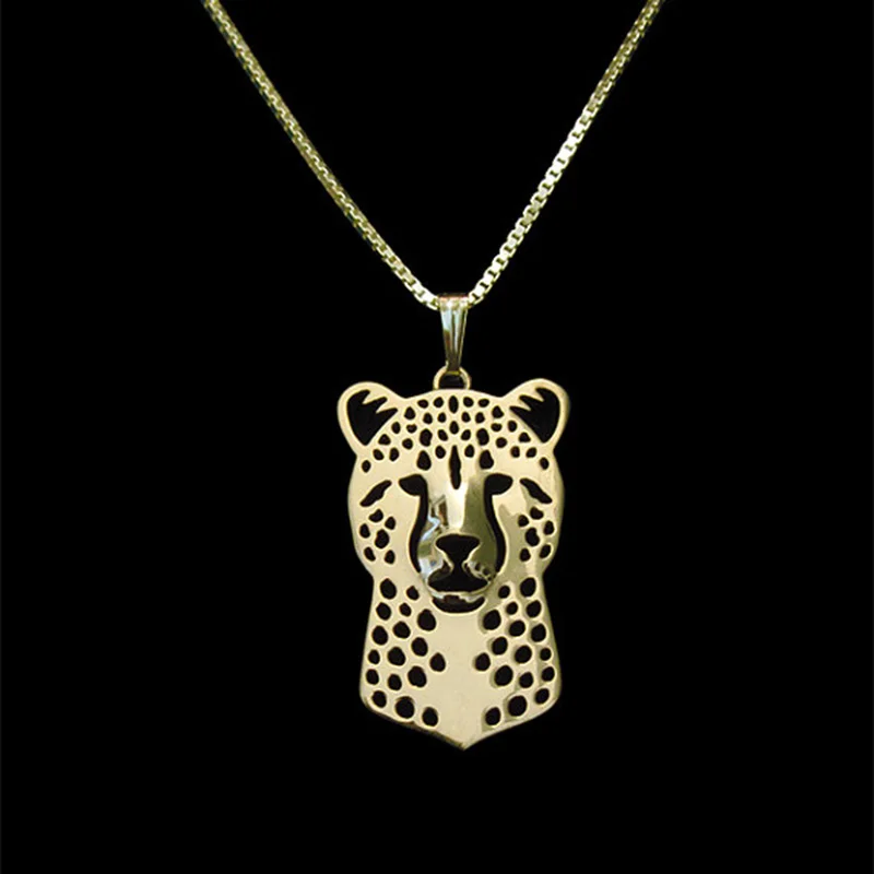 Женское колье с кулоном Гепард | Украшения и аксессуары