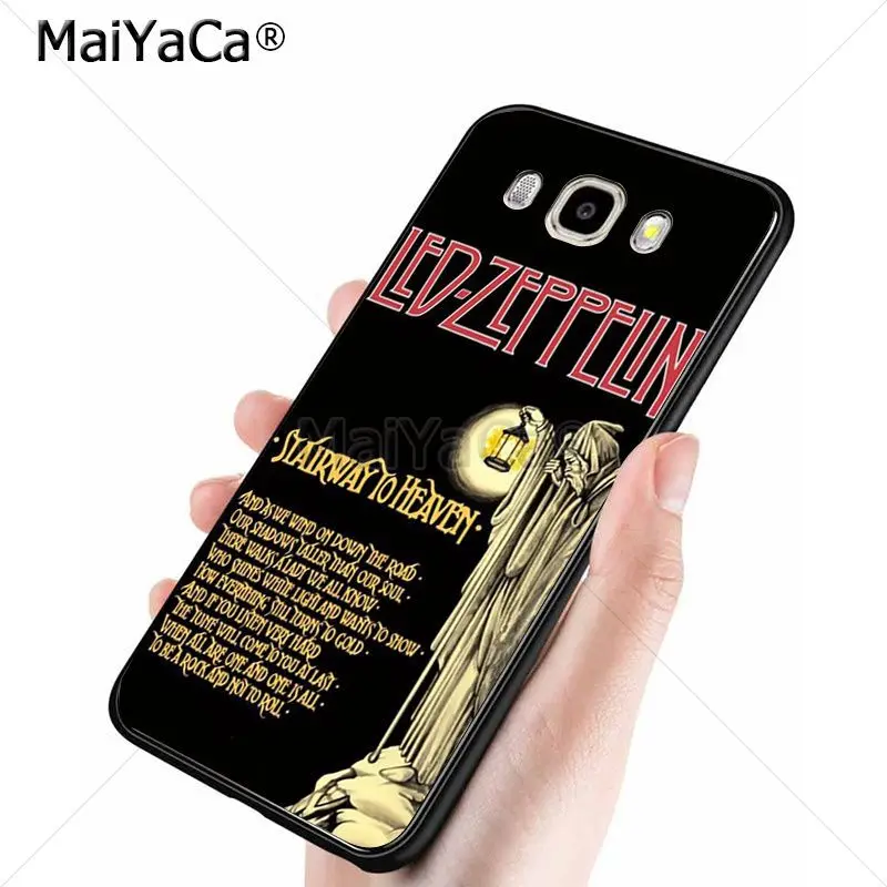6 MaiYaCa Heavy Metal группы Led Zeppelin типа «сделай сам» красивый чехол для телефона для samsung J5 j120 j3 j7() обратите внимание на то, что 3 note4 note5 чехол - Цвет: 6