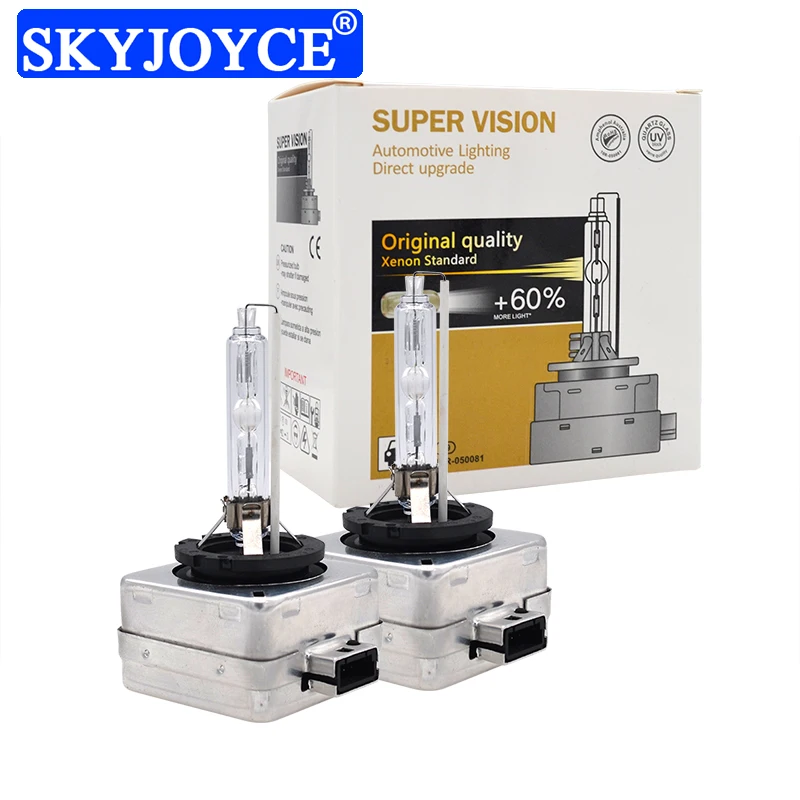 SKYJOYCE 55 Вт Ксеон D1S HID лампы D1S 6000 K 4300 K D3S 5000 K 8000 K 10000 K Автомобильные фары лампы 35 Вт/55 Вт D1S D3S спрятанная фара