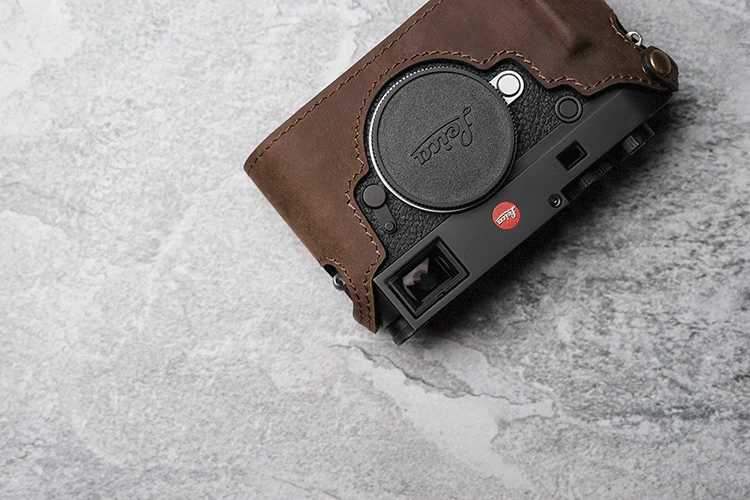 Mr. камень бренд Камера чехол для Leica M10 ручной работы из натуральной кожи сумка половина тела Нижняя крышка
