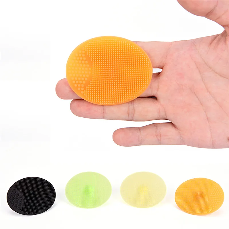 1Pc Silicone Cleaning Pad Wash Face Facial Exfoliating Brush SPA Skin Scrub Cleanser Tool Women Brushes For Relax |