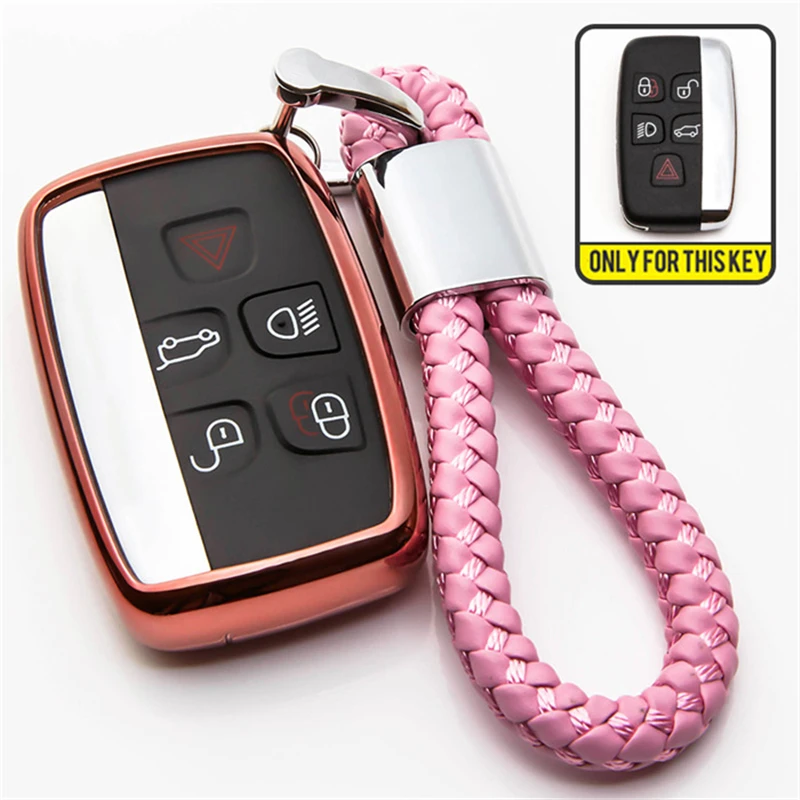 ТПУ чехол для автомобильного ключа LAND ROVER LR4 Range Rover Sprot Evoque Discovery 3 4 Freelander 5