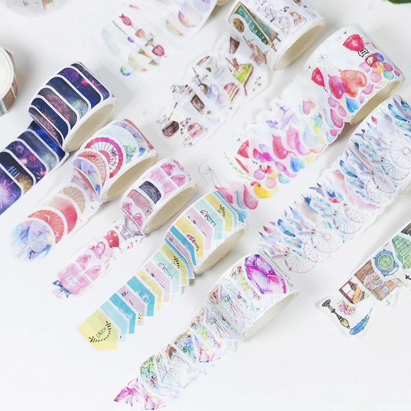 DIY Kawaii хрустальные лесные продукты японский маскирующий васи ленты милые