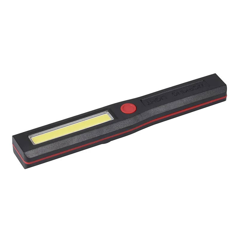 red no battery Coba led портативный светильник cob рабочий светильник прожектор светильник 4 режима использования 3* AAA батареи Водонепроницаемый с магнитной фиксацией супер яркий - Испускаемый цвет: red no battery