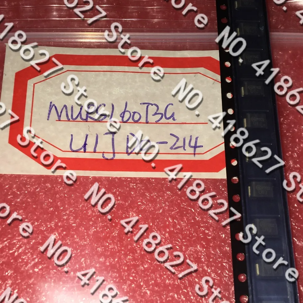 50 шт./лот MURS160T3G искусственная трафаретная печать: U1J 1A 600 в Диод Быстрого