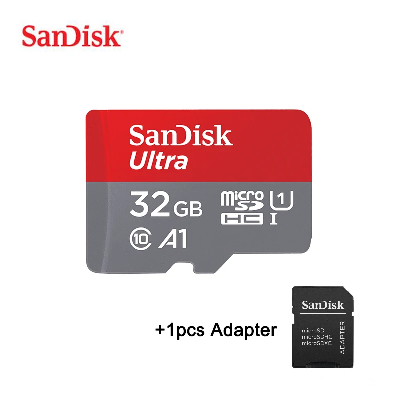 SanDisk карта Micro SD 16G 32G 64G 128G карта памяти C10 U1 A1 Micro карта для телефона компьютера SDXC SDHC скорость до 98 м/с