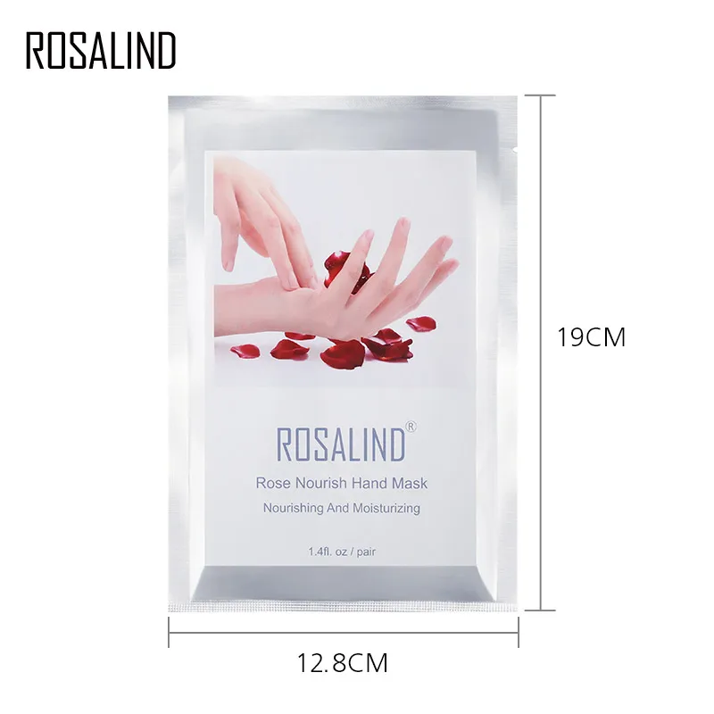 Отшелушивающая маска для рук ROSALIND 2 шт. = 1 пара уход за руками увлажнение