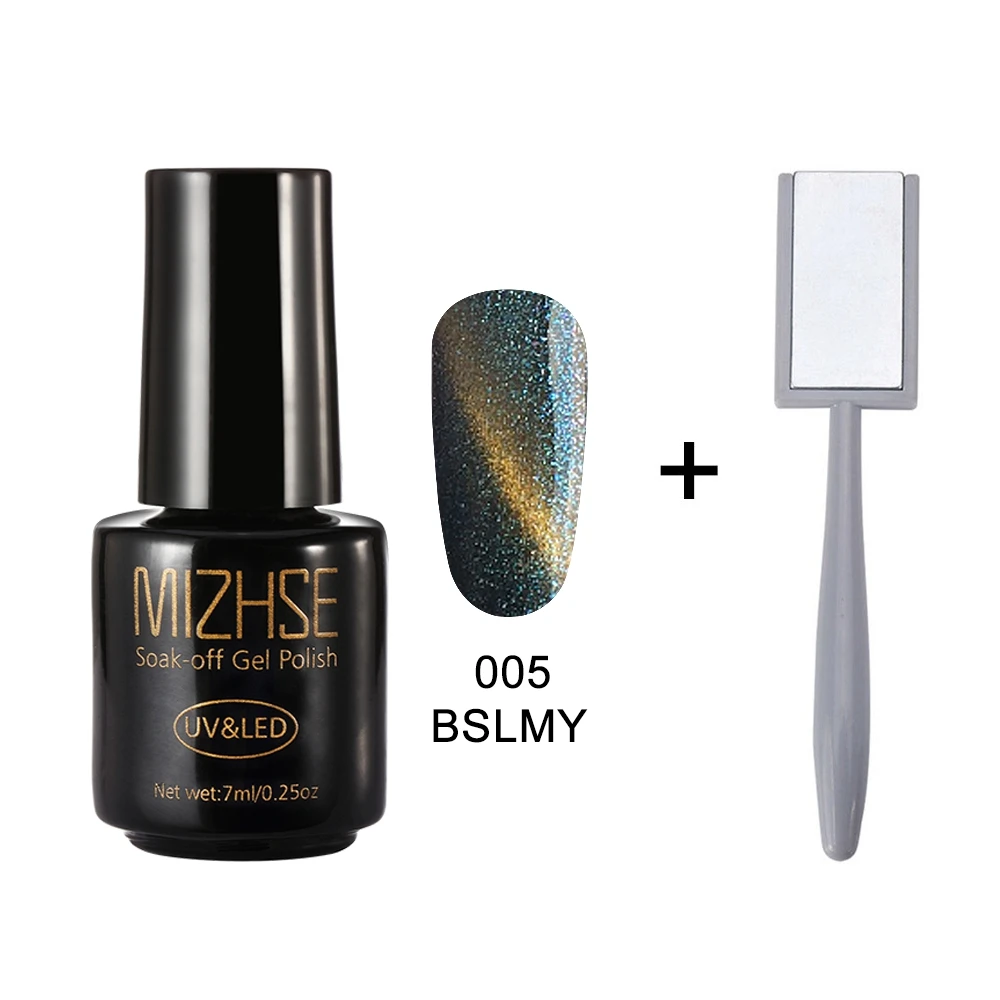 BSLMY005 MIZHSE 1 шт. УФ-гель для ногтей набор гель-лаков для ногтей 7 мл кошачий глаз УФ-лак для ногтей Гель-лак с 3D эффектом магнитная палочка - Цвет: BSLMY005