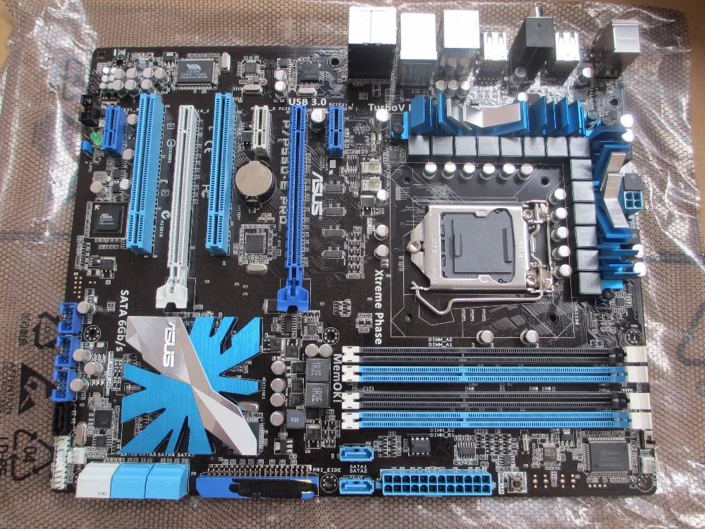 ASUS P7P55D-E Pro оригинальная материнская плата DDR3 LGA 1156 поддержка Xeon X3440 P55 настольная материнская плата