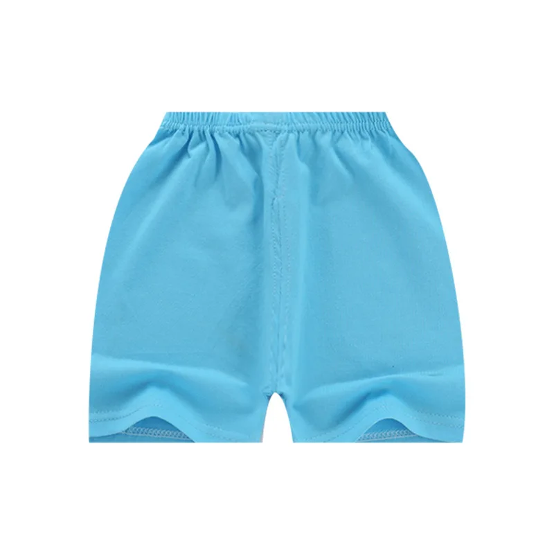 Летние спортивные шорты из 100% хлопка для маленьких мальчиков и девочек детские