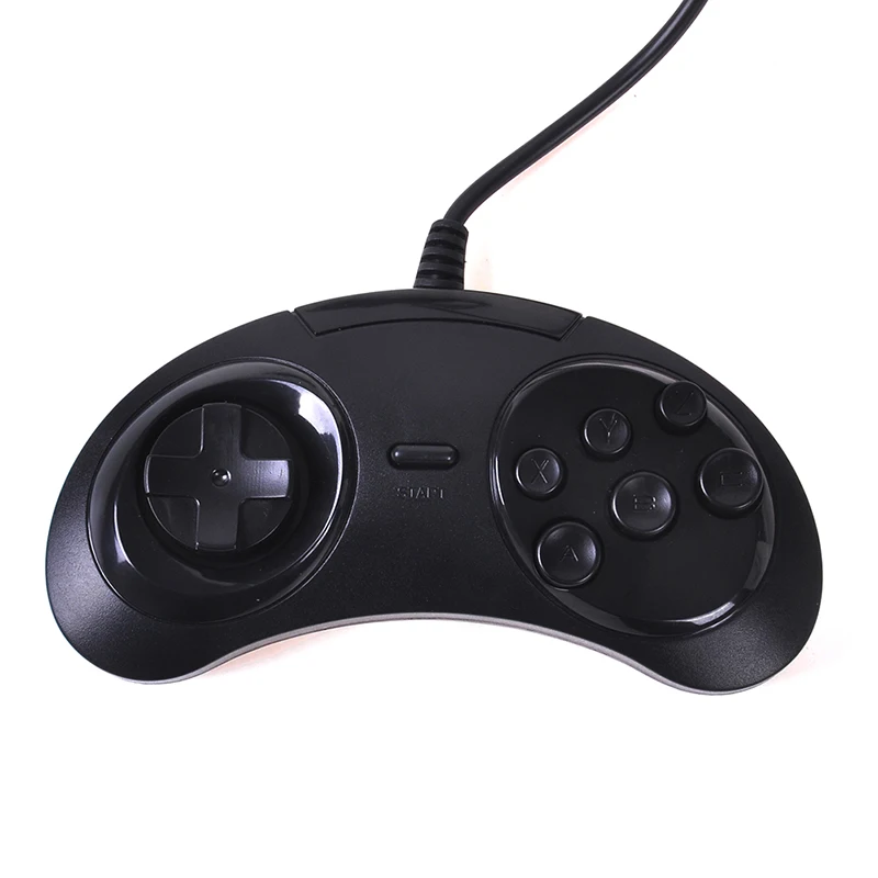 Для ПК MAC Mega Drive геймпады проводной игровой контроллер геймпад Shock Joypad Джойстик