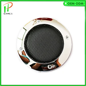 Chrome plated silver 20 штук 2 дюймов серебристый/черный динамик защитная решетка плагин звуковой карты коробке Аркада кабинет украшения - Цвет: Chrome plated silver