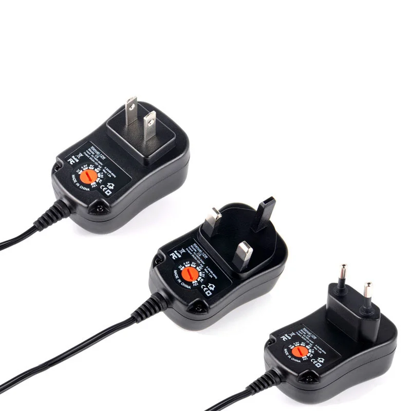 2019 Hot 3-12V 12W Adjustable Power Adapter Cable Plug Charger for LED Light Mini TV Car Electric Toy For DOY | Электроника