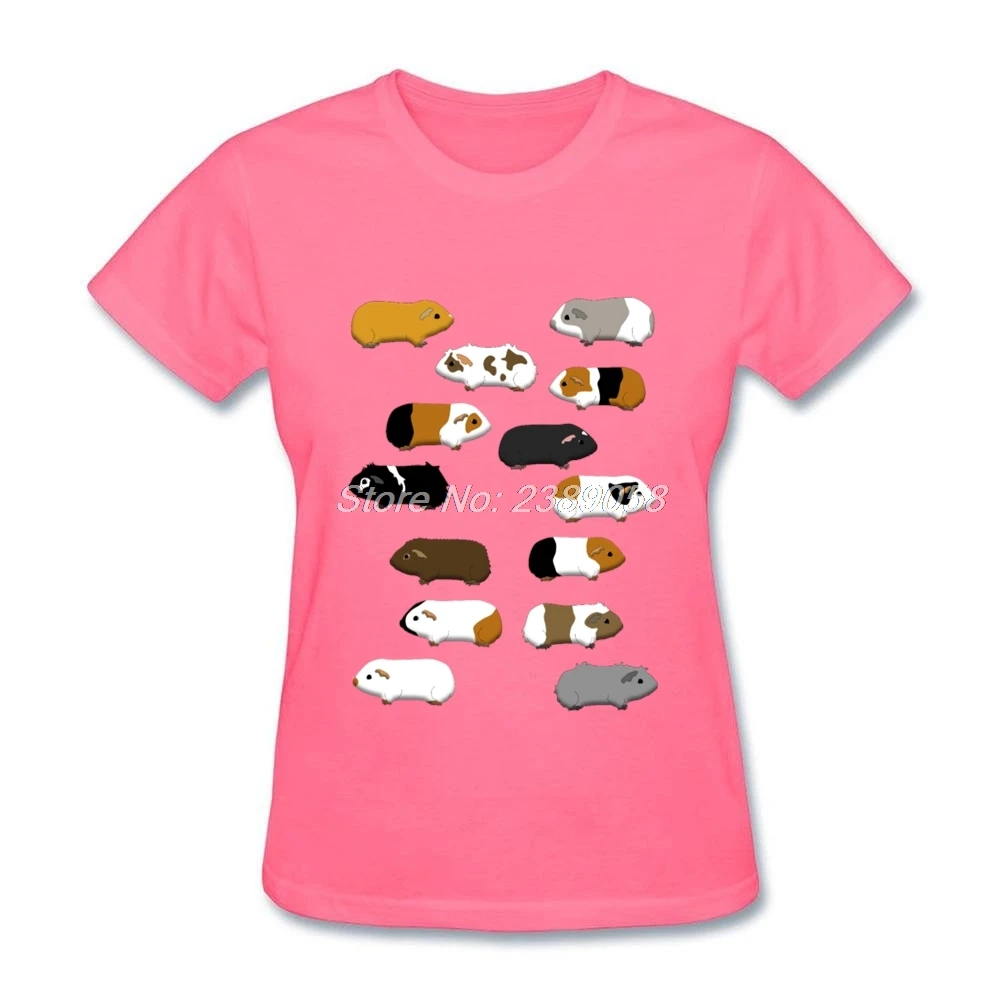 Эластичные женские футболки с изображением морских свинок обычная футболка