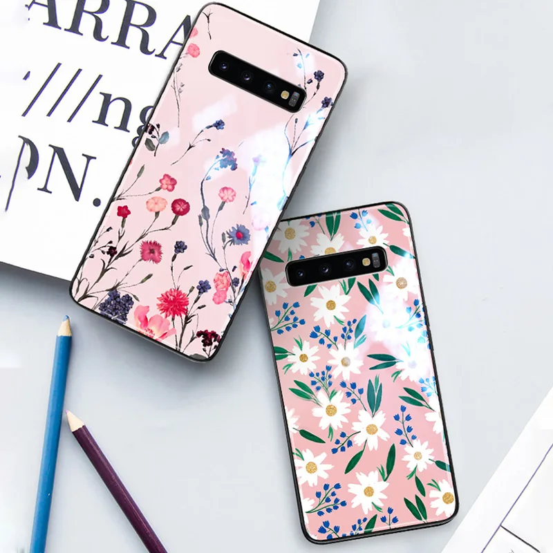 Yagoo Модный чехол для мобильного телефона Samsung Galaxy S8 S9 S10 PLUS E Чехлы твердая задняя