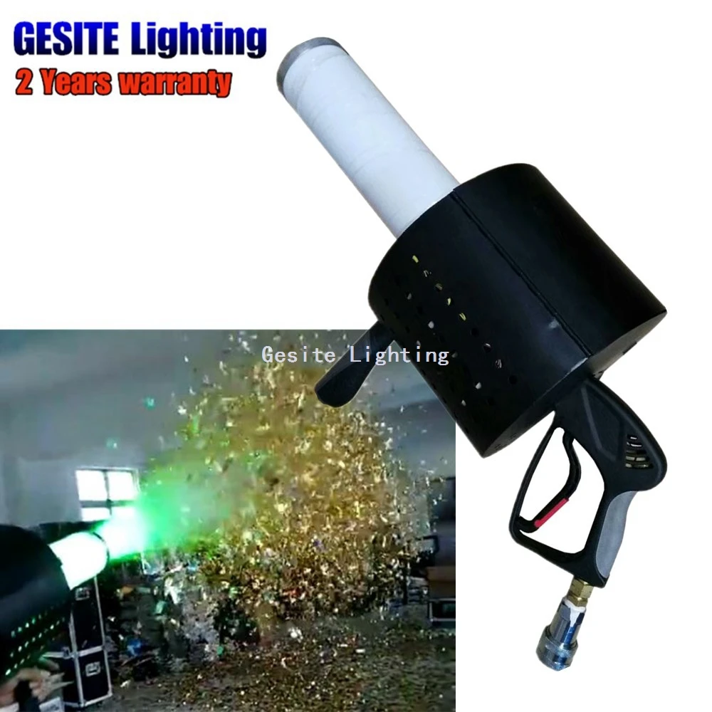 LED конфетти бумага Cannon пистолет dj спрей машина | Лампы и освещение