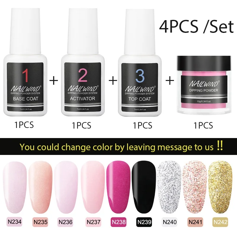 NAILWIND блестящая голографическая пудра для ногтей французский пигмент