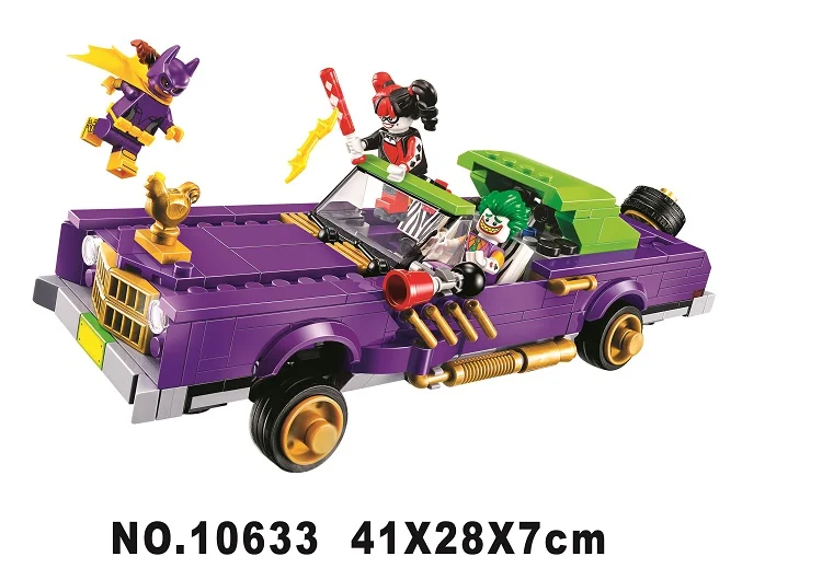 Оригинальные серии набор Joker's Lowrider строительные блоки кирпичи Обучающие