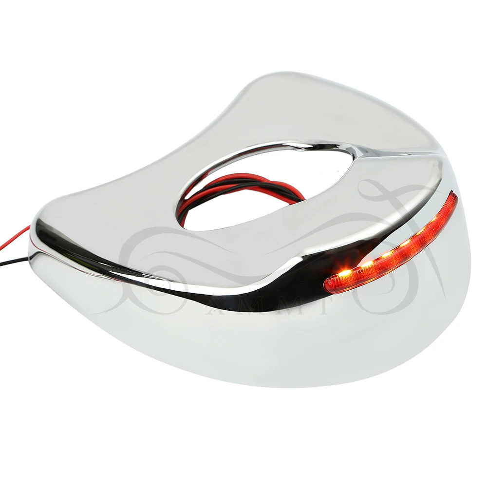 Мотоциклетные Обтекатели крепления зеркала красные светодиодные лампы крышки