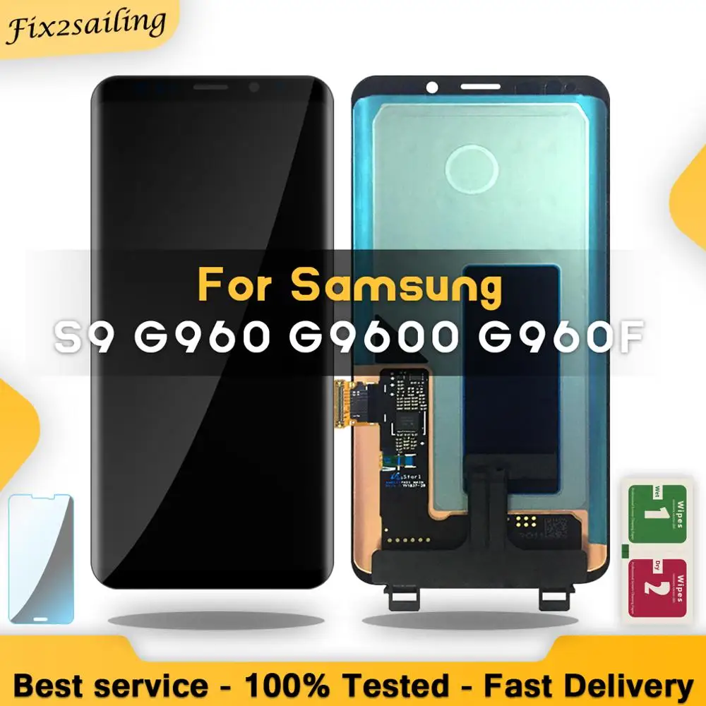 ЖК дисплей для SAMSUNG Galaxy S9 G960 G960F сенсорный экран дигитайзер в сборе|Экраны