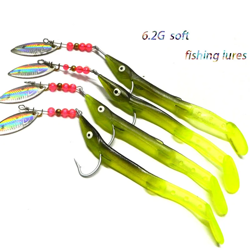 

50pcs 8cm 6.2g spinner spoon hook fishing lures Trolling Laser pike bass leurre peche brochet fishing baits pesca fishing tackle