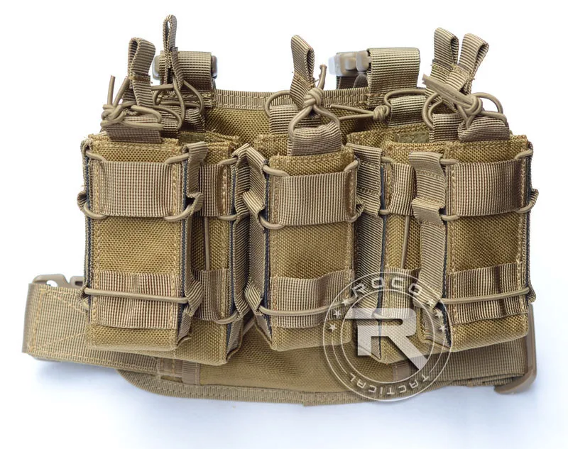 ROCOTACTICAL военная сумка для ног с прикрепленным подсумок& Фонарь держатель ноги бедра снаряжение кобура пистолет журнал