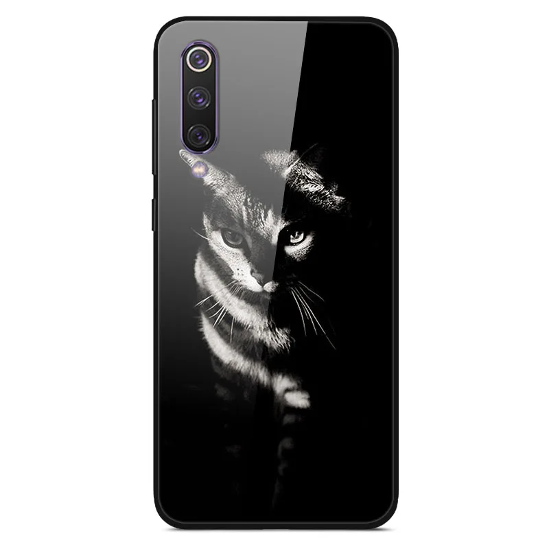 06 Чехол для Xiaomi mi 9 Lite glass mi 9 SE стеклянный силиконовый чехол для телефона для Xiaomi mi 9 SE чехол s для Xiaomi mi 9 T Pro 9 T Pro - Цвет: 06