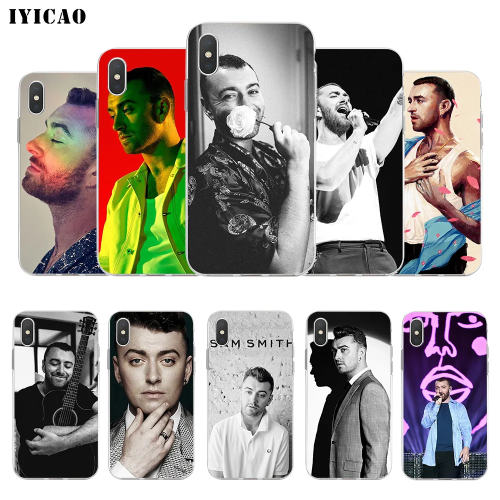 IYICAO Sam Smith Мягкий силиконовый чехол для телефона iPhone X XR XS MAX 6 6s 7 8 Plus 5 5S SE TPU |