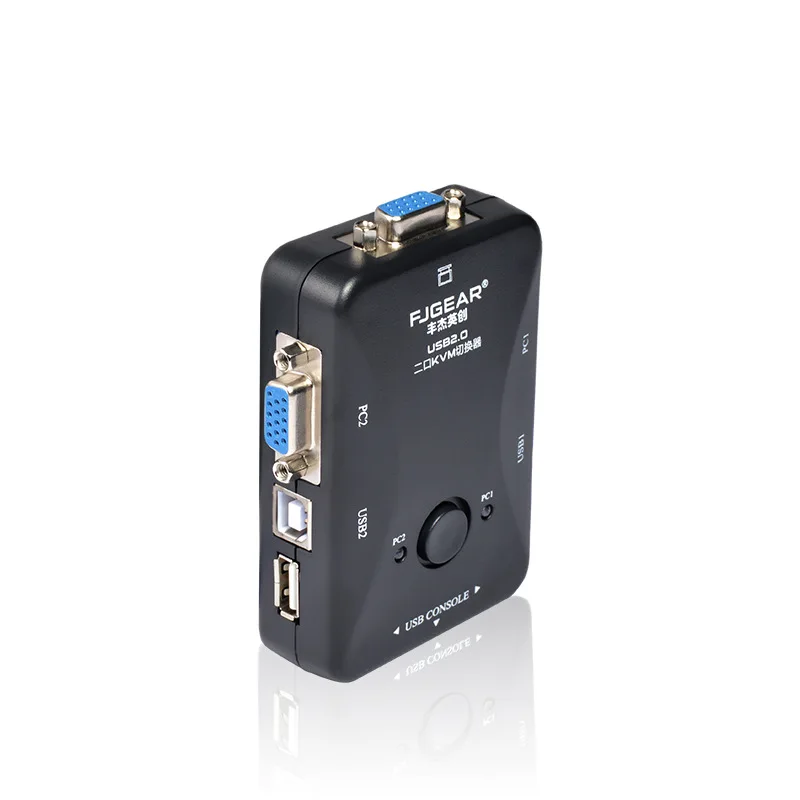 2 порта USB KVM переключатель клавиатуры мышь для Переключения Селектора адаптер