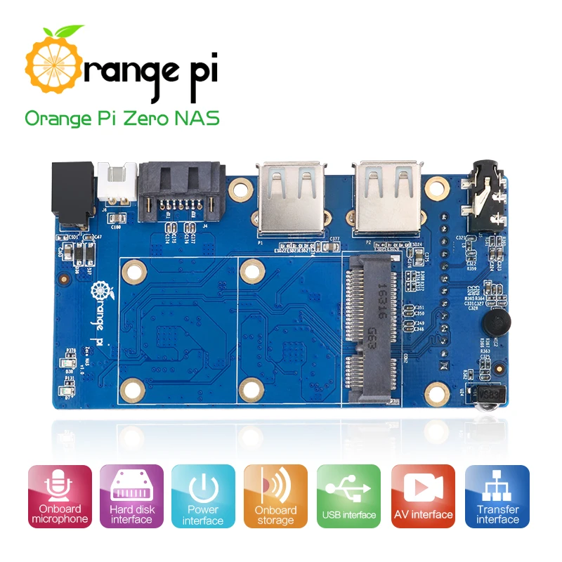 Оранжевый Pi NAS Плата расширения интерфейсная плата макетная плата за Raspberry Pi