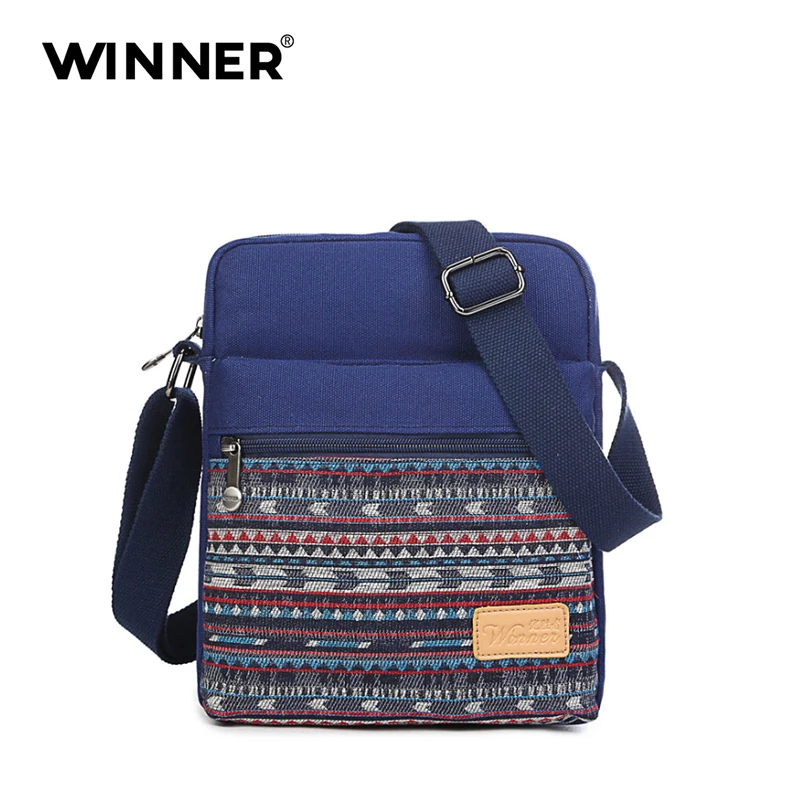 Победитель Повседневная Парусиновая Сумка Женская сплошной цвет в полоску и