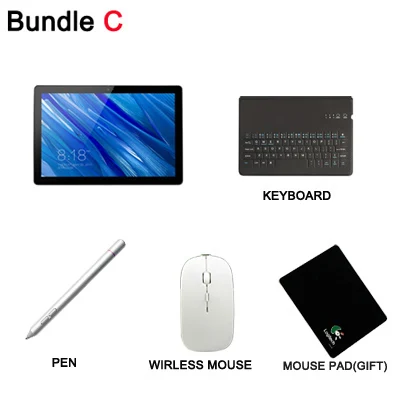 Bundle C VOYO i8 Max 4G планшетный ПК 10,1 ips 1920*1200 MTK X20 Deca Core MT6797 4G Ram 64G Rom Android 7,1 LTE WCDMA GSM Dual-SIM BT gps - Комплект: Bundle C