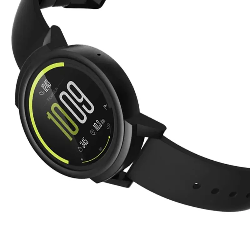 Смарт-часы Ticwatch E Expres, ОС Android, MT2601, двухъядерный, IP67, водонепроницаемый, Bluetooth 4,1, wifi, gps, умные часы, телефон, ремешок на подарок