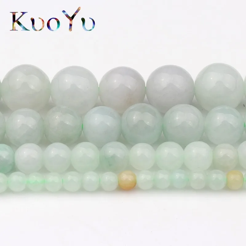 Натуральный Изумрудный камень бусины натуральный круглый свободный Бисер для