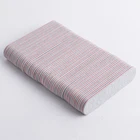 100 шт., двусторонние профессиональные пилки для ногтей Зебра